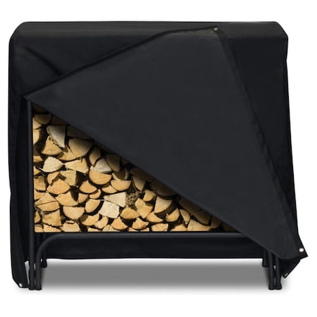 Two Dogs Designs 48 In. Log Rack Cover - Black 2D-LR48241